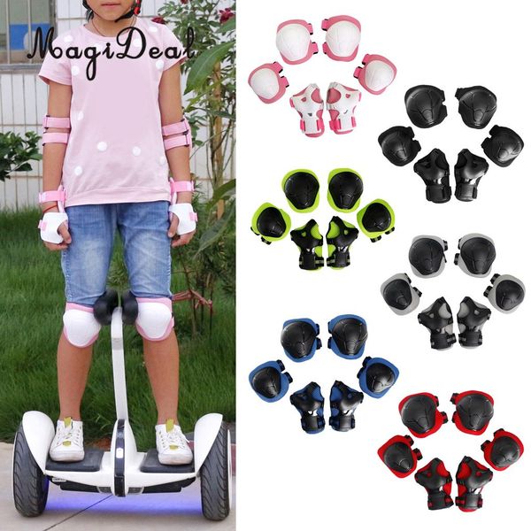 magideal 6 pcs cycling kid child roller skating bicycle helmet knee wrist guard elbow pad for skateboard skating protective set, Black;gray
magideal 6 pcs cycling kid child roller skating bicycle helmet knee wrist guard elbow pad for skateboard skating protective set, Black;gray