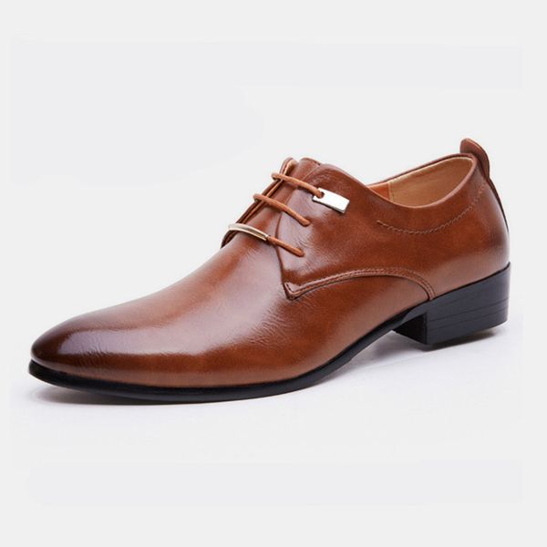 large size men's shoes england pointed men's trend color bright leather business wedding shoes single mendressshoes, Black
large size men's shoes england pointed men's trend color bright leather business wedding shoes single mendressshoes, Black