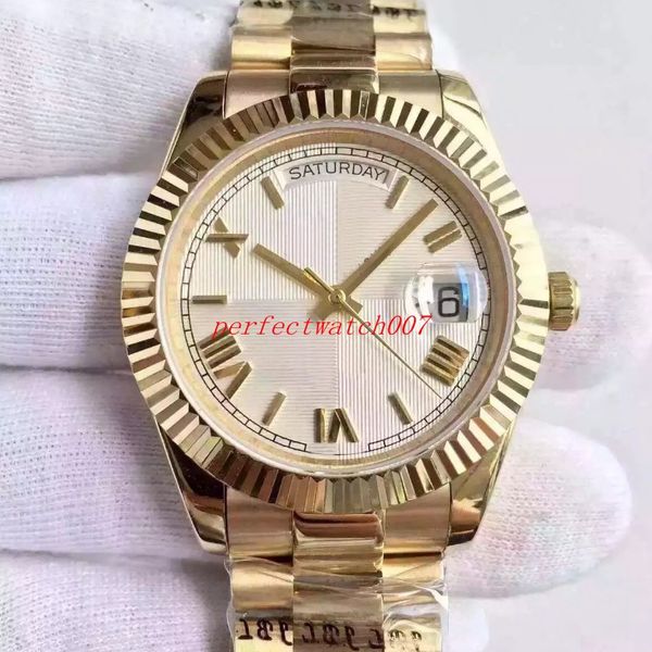 highquality classic men's watch watches 228235 228239 striped dial 40mm 18k yellow gold asia eta 2813 movement automatic mens watch wat, Slivery;brown
highquality classic men's watch watches 228235 228239 striped dial 40mm 18k yellow gold asia eta 2813 movement automatic mens watch wat, Slivery;brown
