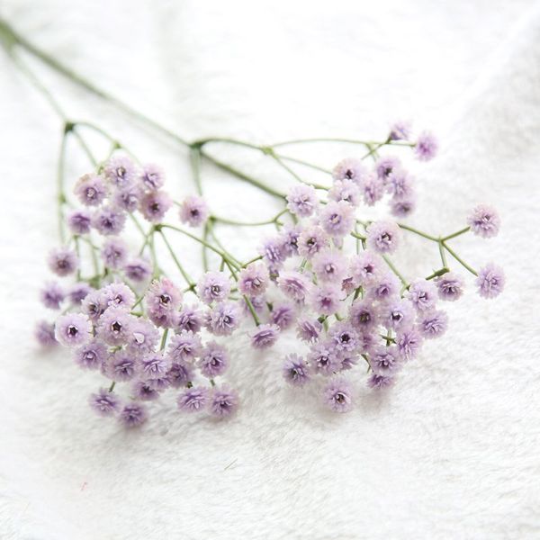 6/15 piece white purple babies breath flowers artificial fake gypsophila diy floral bouquets arrangement wedding home decor
6/15 piece white purple babies breath flowers artificial fake gypsophila diy floral bouquets arrangement wedding home decor