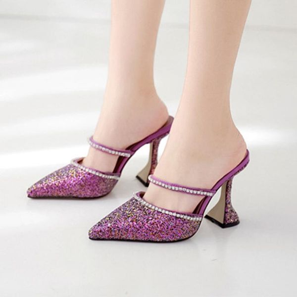 fashion rhinestone women's summer footwear sequins pure color breathable pointed toe sandals women light female shoes slip-on, Black
fashion rhinestone women's summer footwear sequins pure color breathable pointed toe sandals women light female shoes slip-on, Black