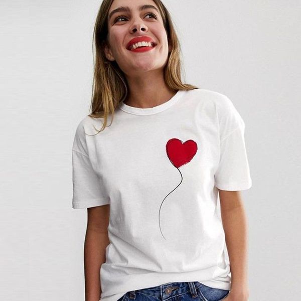2020 women t-shirts casual harajuku love balloon printed tee summer female t shirt short sleeve t shirt for women clothing, White
2020 women t-shirts casual harajuku love balloon printed tee summer female t shirt short sleeve t shirt for women clothing, White