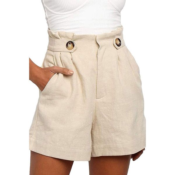 new summer shorts 2020 women's casual fashion solid color comfortable wild shorts high waist zipper pocket ladies, White;black
new summer shorts 2020 women's casual fashion solid color comfortable wild shorts high waist zipper pocket ladies, White;black