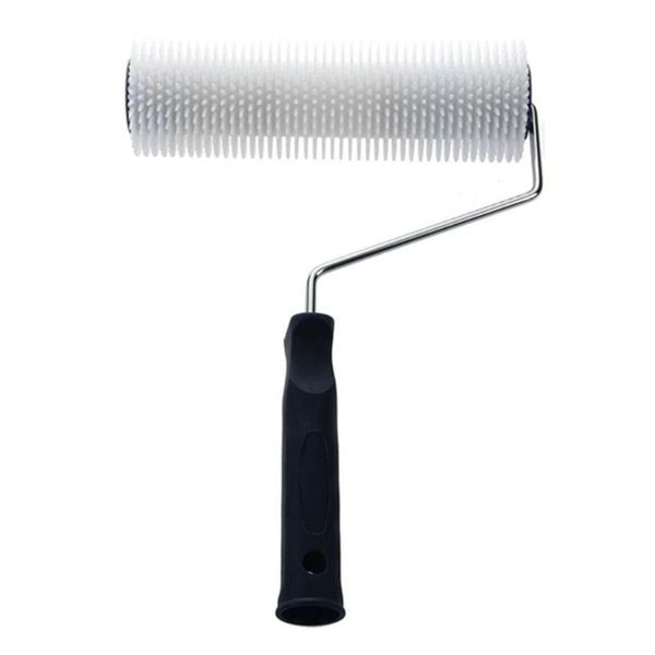 durable brush defoaming self leveling tool bubble remove portable roller spiked cement paint practical plastic handle
durable brush defoaming self leveling tool bubble remove portable roller spiked cement paint practical plastic handle