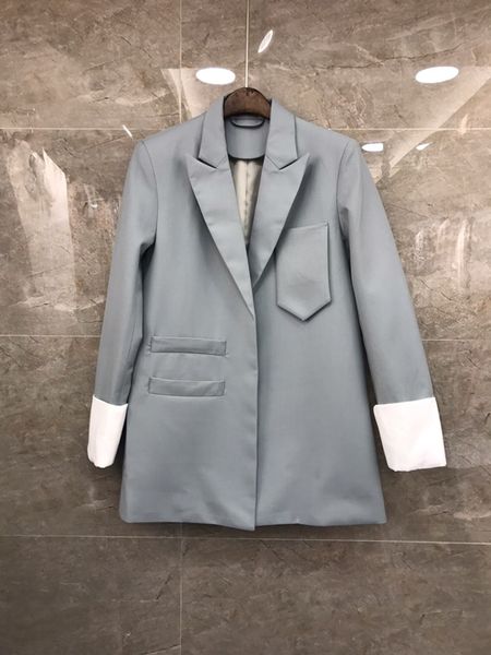 2019 early autumn new women's short cuff coloured and spliced suit collar long sleeve baitao suit jacket 821, White;black
2019 early autumn new women's short cuff coloured and spliced suit collar long sleeve baitao suit jacket 821, White;black