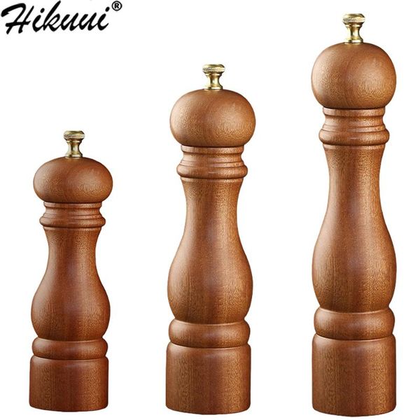 new wood pepper mill salt grinder manual grain mill quality kitchen spice grinder adjustable ceramic grinding core kitchen mills
new wood pepper mill salt grinder manual grain mill quality kitchen spice grinder adjustable ceramic grinding core kitchen mills