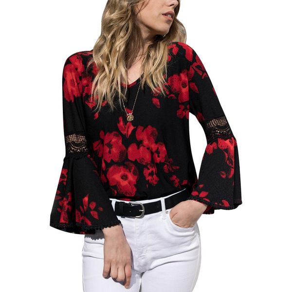 elegant women embroidery flower print blouse shirts long sleeve pleated ruffles shirts spring autumn office wear blouses, White
elegant women embroidery flower print blouse shirts long sleeve pleated ruffles shirts spring autumn office wear blouses, White