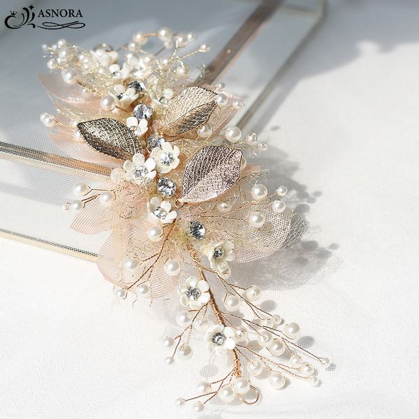 asnora fashion rose gold bridal headbands wedding hair accessories headdress for brides hair crystals pearls bands, White;golden
asnora fashion rose gold bridal headbands wedding hair accessories headdress for brides hair crystals pearls bands, White;golden