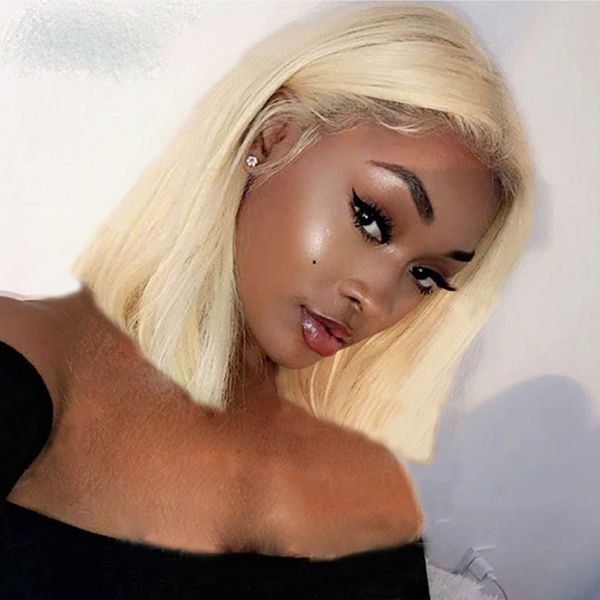 blonde color short full lace wigs brazilian human hair virgin pre plucked glueless lace front 613 color bob wigs virgin hair, Black;brown
blonde color short full lace wigs brazilian human hair virgin pre plucked glueless lace front 613 color bob wigs virgin hair, Black;brown