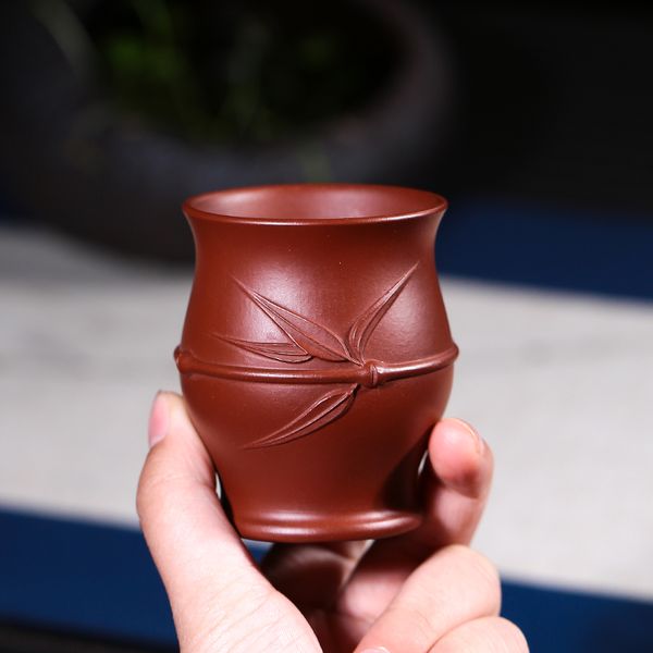 creative tea cup 120ml purple clay cup handmade bamboo festival teacup master coffee mug water cups teaware drinkware dinnerware
creative tea cup 120ml purple clay cup handmade bamboo festival teacup master coffee mug water cups teaware drinkware dinnerware