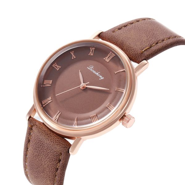 leather & mesh strap stylish designer rose gold quartz ladies characteristic roman scale fashion belt watch #112535, Slivery;brown
leather & mesh strap stylish designer rose gold quartz ladies characteristic roman scale fashion belt watch #112535, Slivery;brown