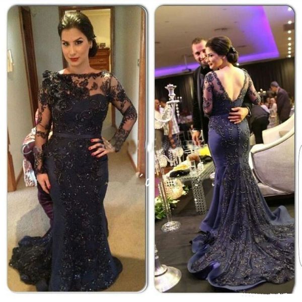 dark navy mermaid mother of the bride dresses bateau long sleeve beaded appliques backless evening prom dress wedding guest gowns plus size, Black;red
dark navy mermaid mother of the bride dresses bateau long sleeve beaded appliques backless evening prom dress wedding guest gowns plus size, Black;red