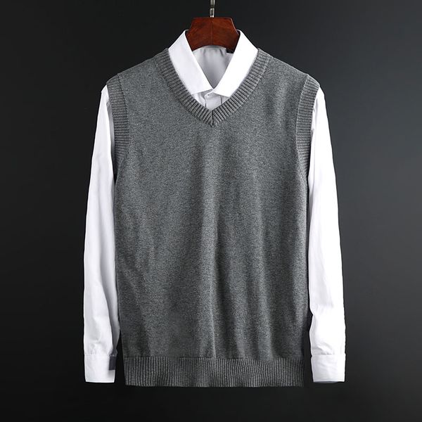 new fashion sweater man pullovers vest slim fit jumpers knitwear sleeveless v neck winter korean style casual clothing men, Black;white
new fashion sweater man pullovers vest slim fit jumpers knitwear sleeveless v neck winter korean style casual clothing men, Black;white