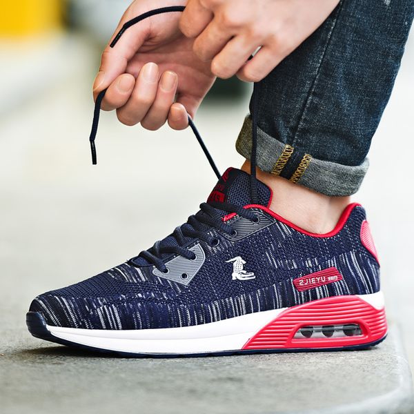 air cushion men's shoes wear-resistant sole breathable men's casual sports shoes running travel student, Black
air cushion men's shoes wear-resistant sole breathable men's casual sports shoes running travel student, Black