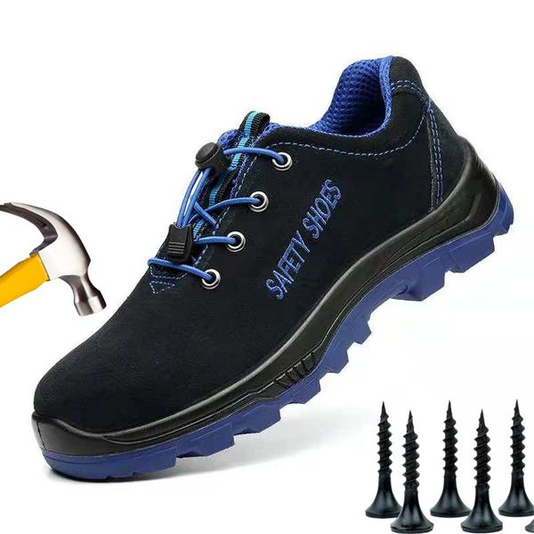 safety shoes men boots steel toe cap work safety boot men sneakers anti-smashing puncture indestructible shoes male, Black
safety shoes men boots steel toe cap work safety boot men sneakers anti-smashing puncture indestructible shoes male, Black