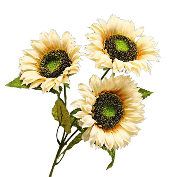 diy 3 head fake sunflower wedding artificial flowers multipurpose home with leaves lightweight silk cloth decorative pastoral
diy 3 head fake sunflower wedding artificial flowers multipurpose home with leaves lightweight silk cloth decorative pastoral