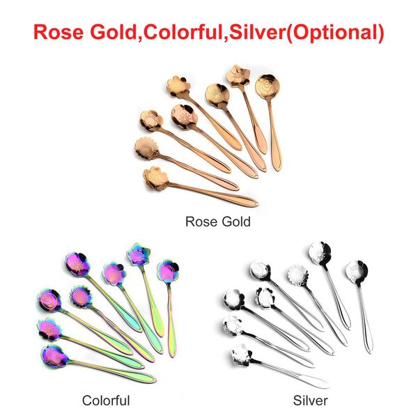 8pcs creative flower shape tea coffee spoon stainless steel sugar ice cream spoon mixing spoon stirring teaspoons tableware
8pcs creative flower shape tea coffee spoon stainless steel sugar ice cream spoon mixing spoon stirring teaspoons tableware