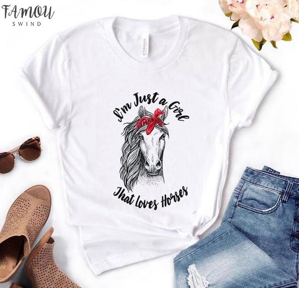 im just a girl who loves horses bandana print women tshirt cotton casual funny t shirt gift for lady flutter sleeve yong, White
im just a girl who loves horses bandana print women tshirt cotton casual funny t shirt gift for lady flutter sleeve yong, White