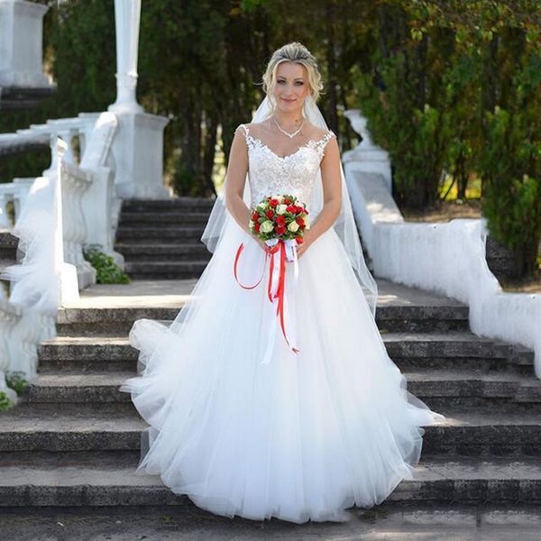custom off shoulder lace wedding dresses 2020 with appliques sweep trian tulle beach wedding bridal gowns, White
custom off shoulder lace wedding dresses 2020 with appliques sweep trian tulle beach wedding bridal gowns, White