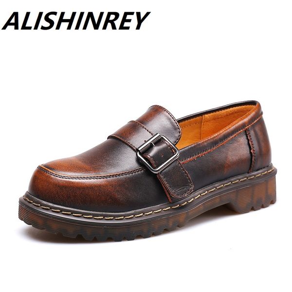 alishinrey women oxford flat british style handmade 2020 spring women genuine leather casual female loafers shoes, Black
alishinrey women oxford flat british style handmade 2020 spring women genuine leather casual female loafers shoes, Black