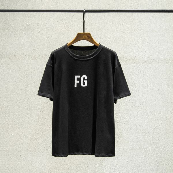 19ss hip hop fear of god 6th fg logo oversize t shirt skateboard cool t-shirt fog men and women cotton short-sleeved tee t01, White;black
19ss hip hop fear of god 6th fg logo oversize t shirt skateboard cool t-shirt fog men and women cotton short-sleeved tee t01, White;black