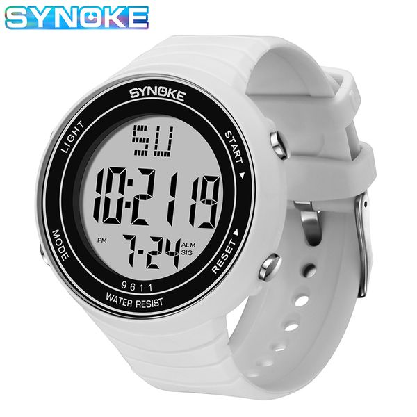 synoke sport watches large dial display wristwatches alarm waterproof silicone strap multifunction watches relogio masculino, Slivery;brown
synoke sport watches large dial display wristwatches alarm waterproof silicone strap multifunction watches relogio masculino, Slivery;brown