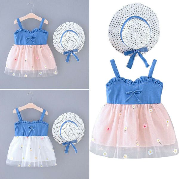 summer new kid baby girl denim patchwork shirt lace mesh tutu dress + hat outfit cute clothing, Red;yellow
summer new kid baby girl denim patchwork shirt lace mesh tutu dress + hat outfit cute clothing, Red;yellow
