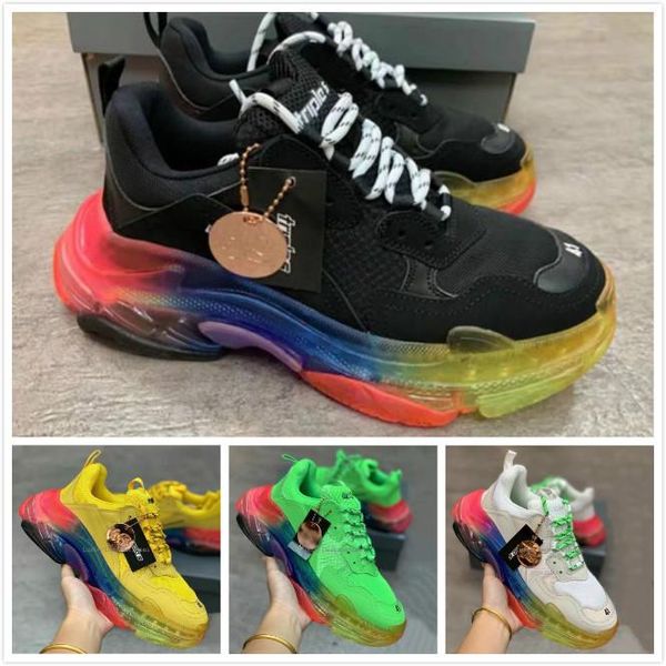19ss triple s 3.0 shoes fashion designer casual shoes new luxury shoe women's combination nitrogen outsole crystal bottom best, Black
19ss triple s 3.0 shoes fashion designer casual shoes new luxury shoe women's combination nitrogen outsole crystal bottom best, Black