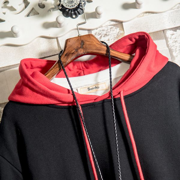 spring and autumn handsome sweater male students loose casual hit color mock two-piece jacket korean version of the trend hooded mens cl
spring and autumn handsome sweater male students loose casual hit color mock two-piece jacket korean version of the trend hooded mens cl
