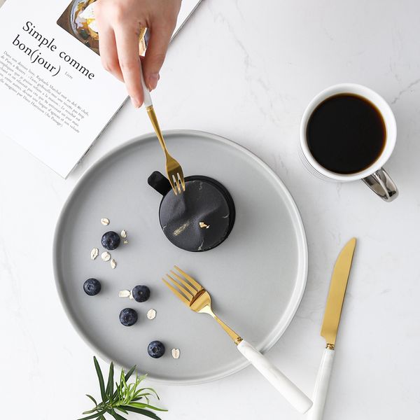 marble ceramic dinner set cutlery knives forks spoons kitchen dinnerware stainless steel home party tableware set dropshipping
marble ceramic dinner set cutlery knives forks spoons kitchen dinnerware stainless steel home party tableware set dropshipping