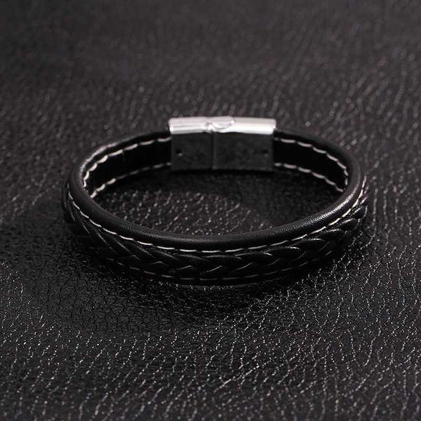 junwei classic fashion simple men's bracelet magnetic buckle bracelet mens jewellery, Black
junwei classic fashion simple men's bracelet magnetic buckle bracelet mens jewellery, Black