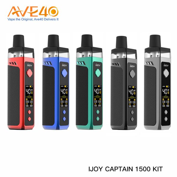 IJOY Captain 1500 Pod Kit 40W Встроенный 1500mAh батареи 5мл IJOY Капитана 1500 Pod 100% оригинал
IJOY Captain 1500 Pod Kit 40W Встроенный 1500mAh батареи 5мл IJOY Капитана 1500 Pod 100% оригинал