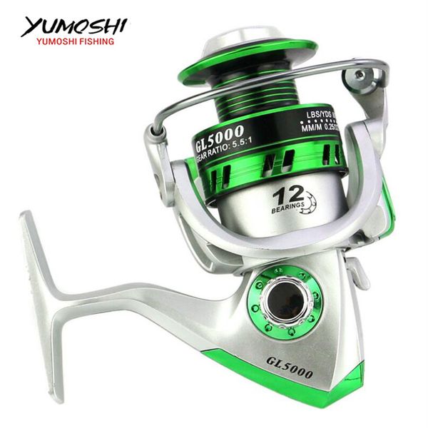 yumoshi new arrival 12bb gl1000-7000 series 5.5:1 ratio fishing reels fishing spinning wheel
yumoshi new arrival 12bb gl1000-7000 series 5.5:1 ratio fishing reels fishing spinning wheel