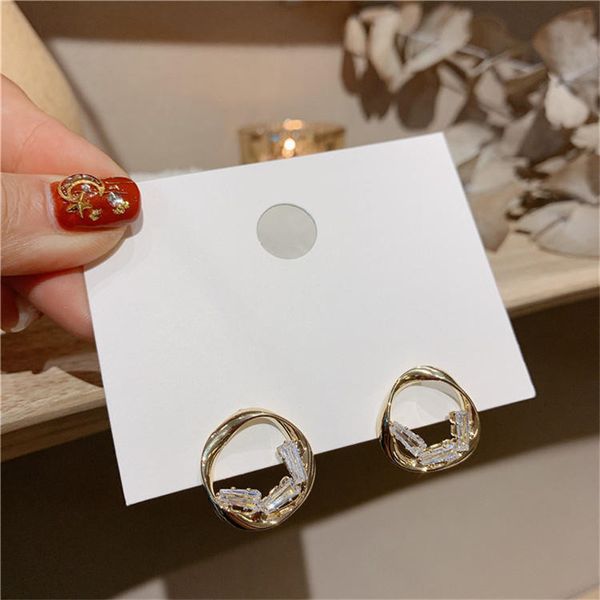 fyuan korean style small circle stud earrings women girl bijoux geometric crystal earrings statement jewelry gifts, Golden;silver
fyuan korean style small circle stud earrings women girl bijoux geometric crystal earrings statement jewelry gifts, Golden;silver