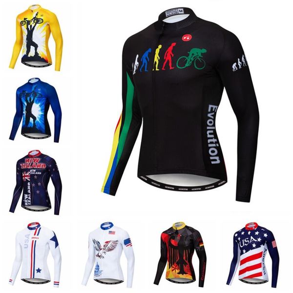 weimostar 2020 cycling jersey long sleeve men bike jersey road mtb bicycle shirts mountain cycle jackets maillot racing fall, Black;red
weimostar 2020 cycling jersey long sleeve men bike jersey road mtb bicycle shirts mountain cycle jackets maillot racing fall, Black;red
