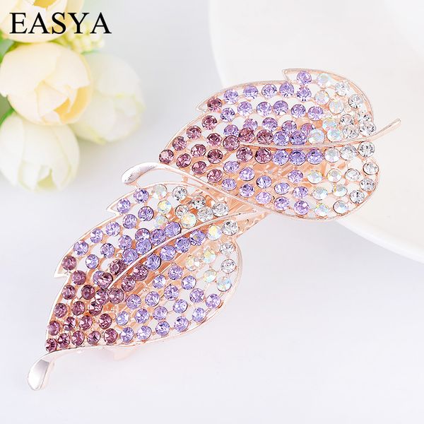 easya full crystal leaf hairpin hairwear jewelry gold tone metal rhinestone leaves hair clip barrettes, Golden;white
easya full crystal leaf hairpin hairwear jewelry gold tone metal rhinestone leaves hair clip barrettes, Golden;white