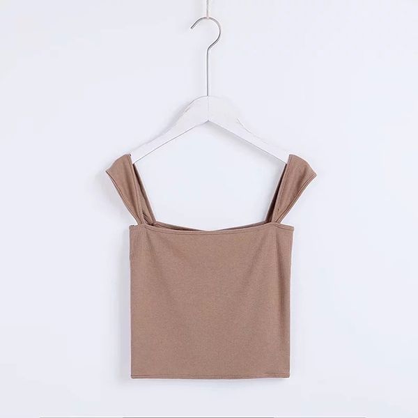 summer cropped vest women's tank sleeveless square neck slim short women's casual umbilical vest, White
summer cropped vest women's tank sleeveless square neck slim short women's casual umbilical vest, White