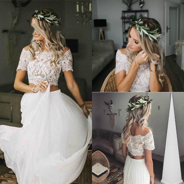 2 шт boho свадебные платья плеча длина с коротким рукавом bohemian lace top floor long 2019 свадебные платья настройка плюс размер, White
2 шт boho свадебные платья плеча длина с коротким рукавом bohemian lace top floor long 2019 свадебные платья настройка плюс размер, White