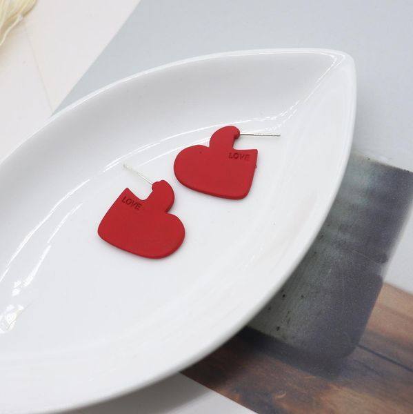 12 pair / lot fashion jewelry accessories red love heart earrings for women, Silver
12 pair / lot fashion jewelry accessories red love heart earrings for women, Silver