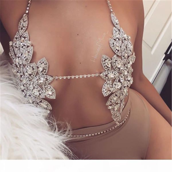 mydaner fashion jewelry boho luxury crystal rhinestone flowers body statement necklace bra chains summer brassiere women, Silver
mydaner fashion jewelry boho luxury crystal rhinestone flowers body statement necklace bra chains summer brassiere women, Silver
