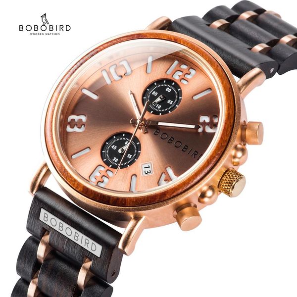 bobo bird wood watch men chronograph wristwatch waterproof luminious relogio masculino customize gift for husband, Slivery;brown
bobo bird wood watch men chronograph wristwatch waterproof luminious relogio masculino customize gift for husband, Slivery;brown