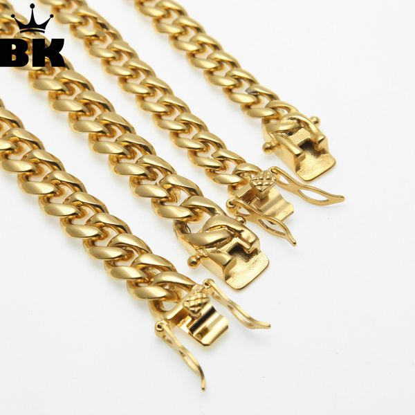 8mm/10mm/12mm/14mm stainless steel curb cuban link chain hiphop punk heavy gold silver plated cuban necklace for men 30inch t190704
8mm/10mm/12mm/14mm stainless steel curb cuban link chain hiphop punk heavy gold silver plated cuban necklace for men 30inch t190704