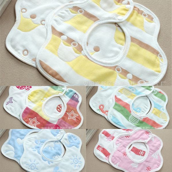 baby six-layer gauze petal baby cotton newborn 360-degree rotating saliva towel saliva towel bib bib
baby six-layer gauze petal baby cotton newborn 360-degree rotating saliva towel saliva towel bib bib