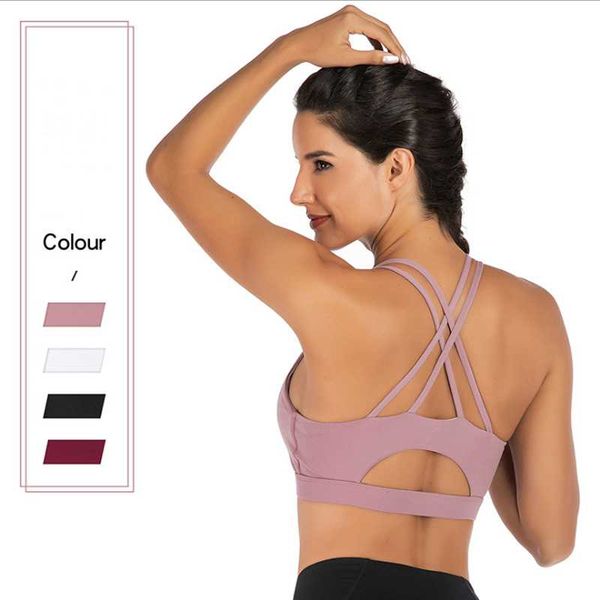 women sports bra cross belt seamless brathable sports tank push up female gym fitness female running suit yoga bra, White;black
women sports bra cross belt seamless brathable sports tank push up female gym fitness female running suit yoga bra, White;black