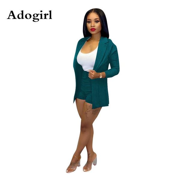 women office business suits cardigan blazer coat and shorts slim full sleeve two piece set club wear outfits high street outwear t200325, White
women office business suits cardigan blazer coat and shorts slim full sleeve two piece set club wear outfits high street outwear t200325, White