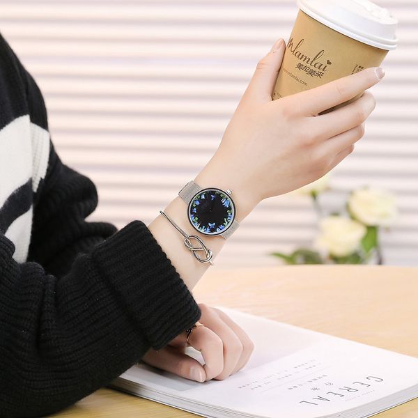 relogio designer women fashion ladies stainless quartz brand wristwatch watches feminino steel flower watch analog strap marble maghd, Slivery;brown
relogio designer women fashion ladies stainless quartz brand wristwatch watches feminino steel flower watch analog strap marble maghd, Slivery;brown