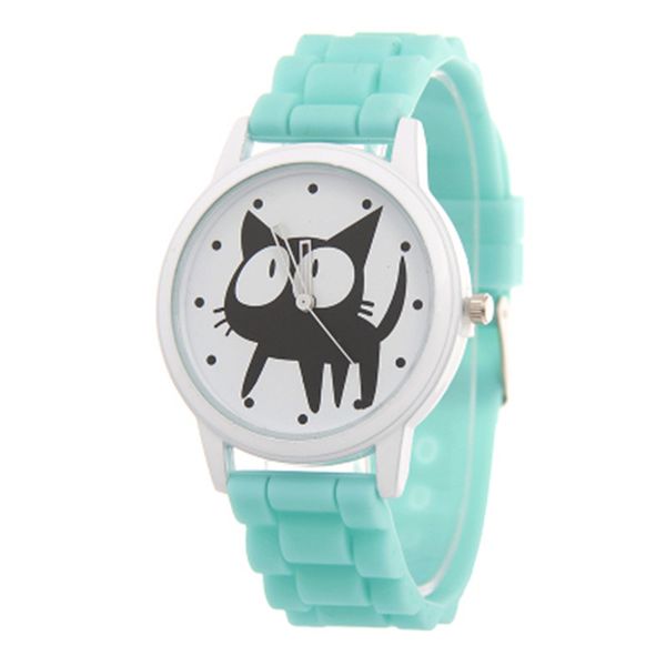 fashion brand ladies and girls watch cat pattern silicone strap quartz watch ladies wrist jelly with candy cute fresh gift, Slivery;brown
fashion brand ladies and girls watch cat pattern silicone strap quartz watch ladies wrist jelly with candy cute fresh gift, Slivery;brown