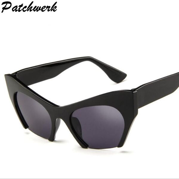 semi-rimless sunglasses women brand clear lens sun glasses for women fashion sunglass vintage oculos, White;black
semi-rimless sunglasses women brand clear lens sun glasses for women fashion sunglass vintage oculos, White;black