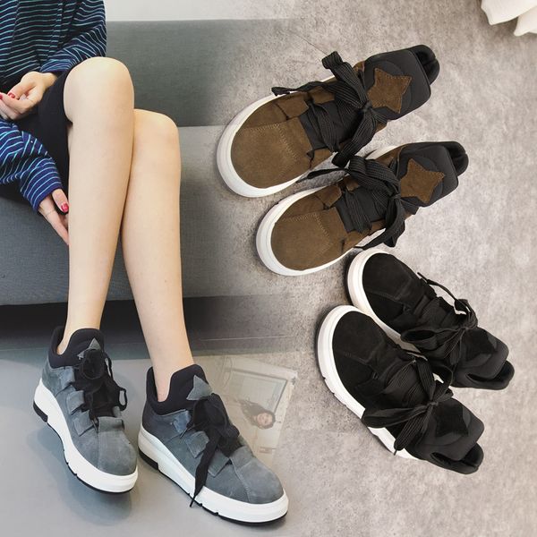 koovan women's sports shoes women 2019 new running sneakers flat thick bottom travel shoes real leather casual women's boots, Black
koovan women's sports shoes women 2019 new running sneakers flat thick bottom travel shoes real leather casual women's boots, Black