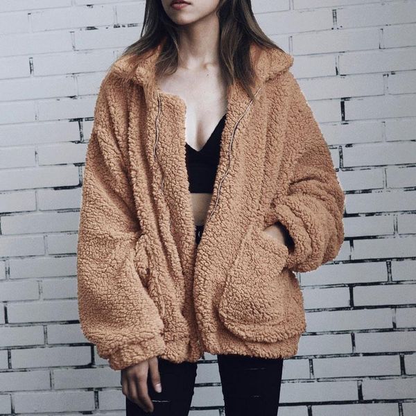 women's fur & faux 2021 autumn warm teddy bear coat female thick jacket women oversized coats with plus size winter ladies 3xl, Black
women's fur & faux 2021 autumn warm teddy bear coat female thick jacket women oversized coats with plus size winter ladies 3xl, Black